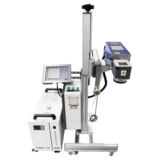 Sistema de marcado l&aacute;ser volador UV